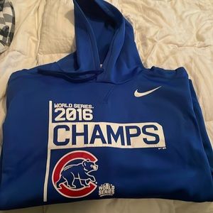 Nike Chicago cubs World Series hoodie